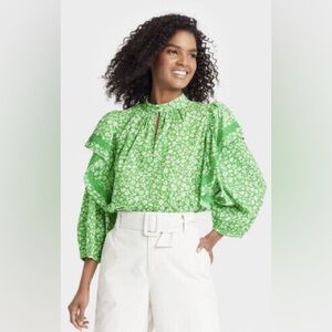 BOGO SALE Who What Wear Floral Blouse